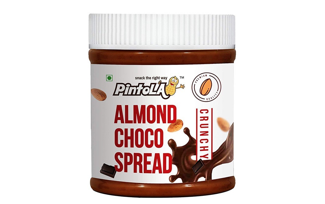 Pintola Almond Choco Spread Crunchy   Jar  350 grams